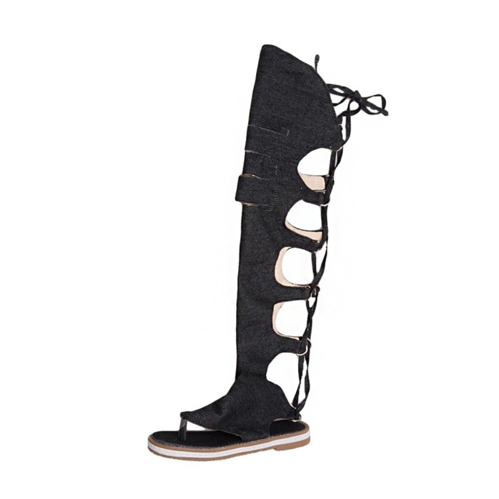 Women Knee High Gladiator Sand - Crossfit Outfit recension och pris