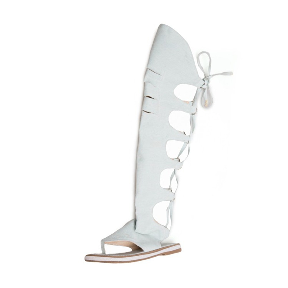 Women Knee High Gladiator Sand - Crossfit Outfit recension och pris